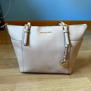 Michael Kors Blush Tote Leather Handbag